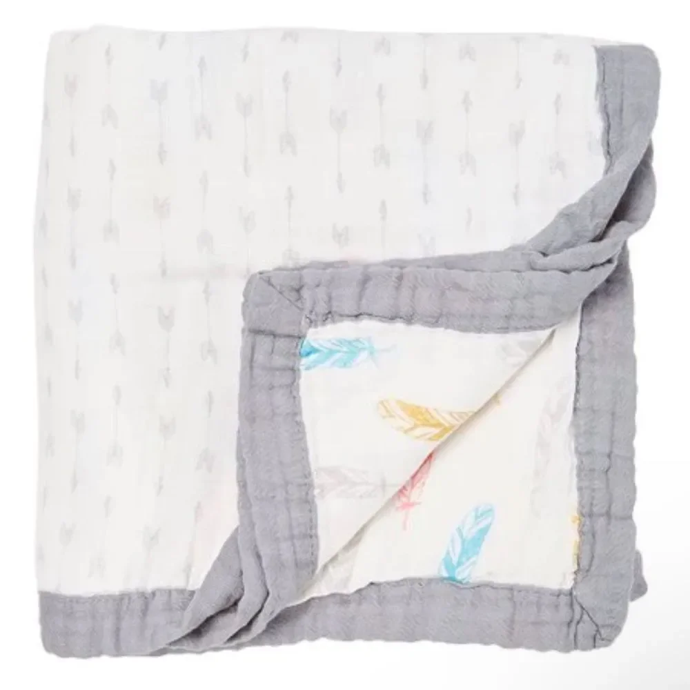 Feathers & Arrows Triple Layer Swaddle Blanket